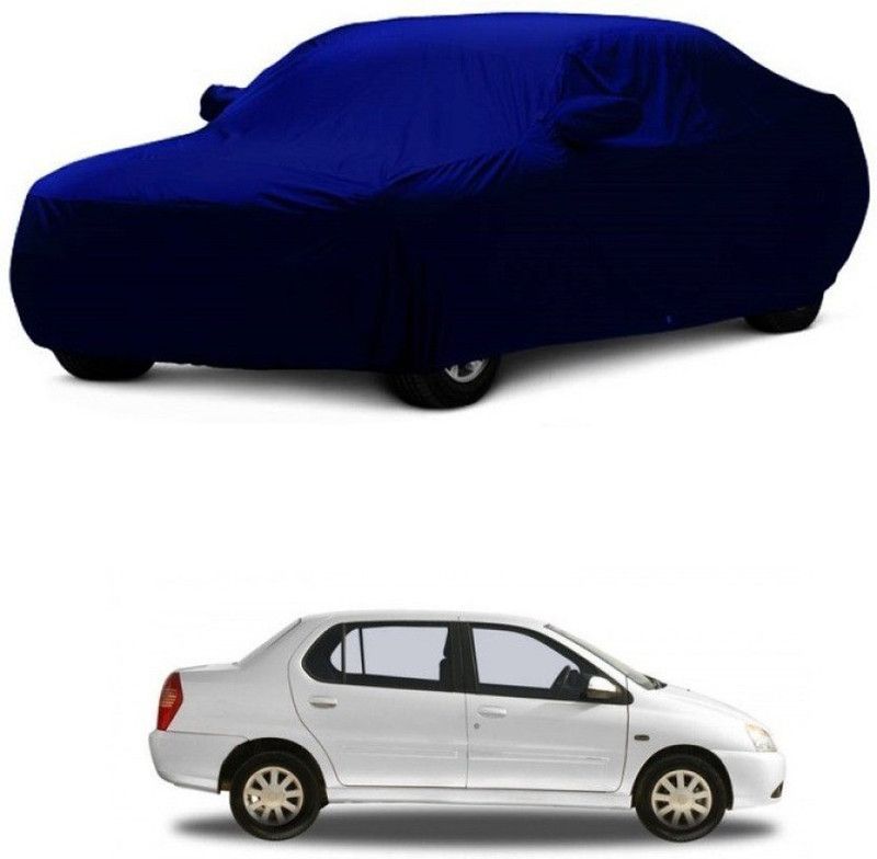 Gargi Traders Car Cover For Tata Vista (With Mirror Pockets)  (Blue)