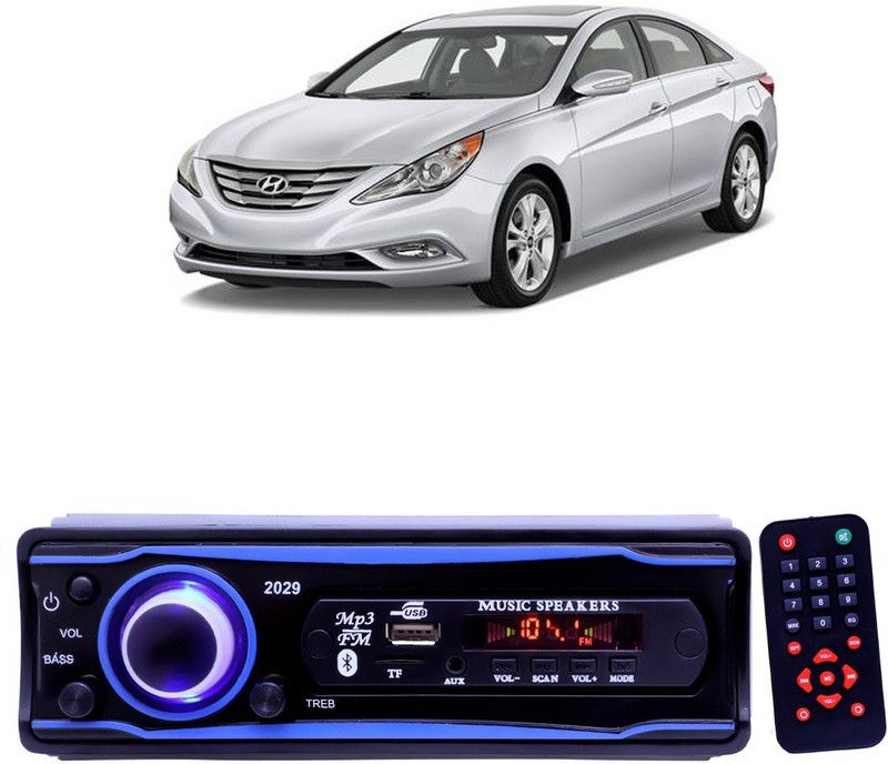 EverLand Blue 2029 USB/AUX/SD/BLUETOOTH/FM/MP3 BOOM MASTER STANDARD- E 200 Car Stereo  (Single Din)