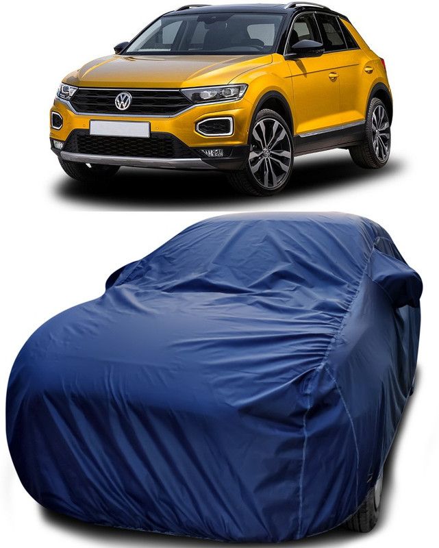 Dvis Car Cover For Volkswagen T-Roc (With Mirror Pockets)  (Blue)