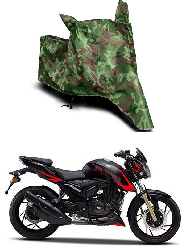 Furious3D Two Wheeler Cover for TVS  (Apache RTR 200 4V, Multicolor)