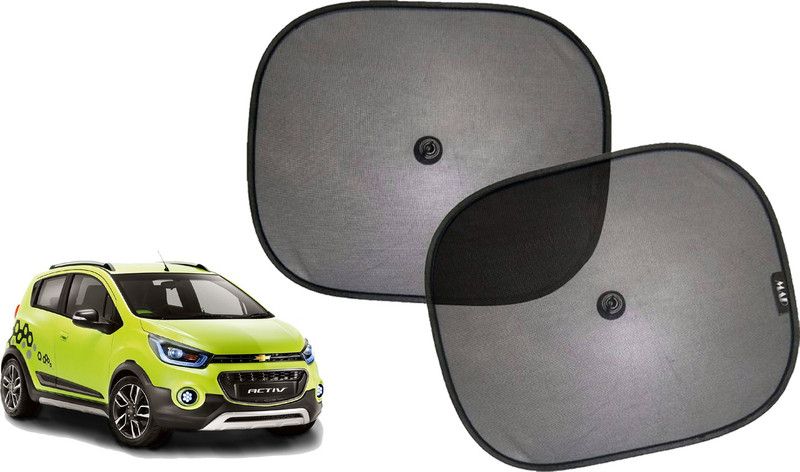 Riderscart Side Window Sun Shade For Chevrolet Beat  (Black)