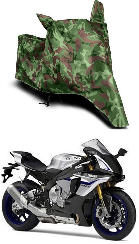 Furious3D Two Wheeler Cover for Yamaha  (YZF R1M, Multicolor)