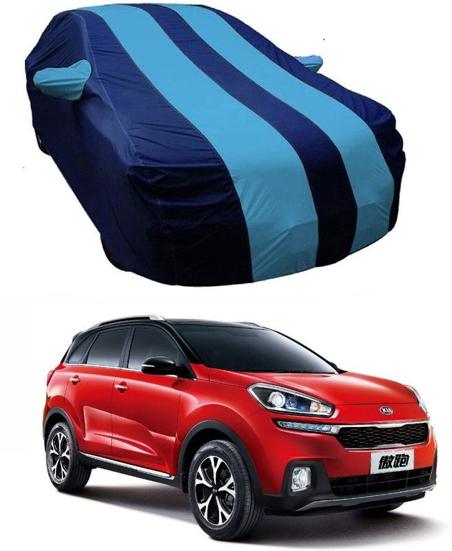 NEXTON Car Cover For Mahindra KUV100 (With Mirror Pockets)  (Blue)
