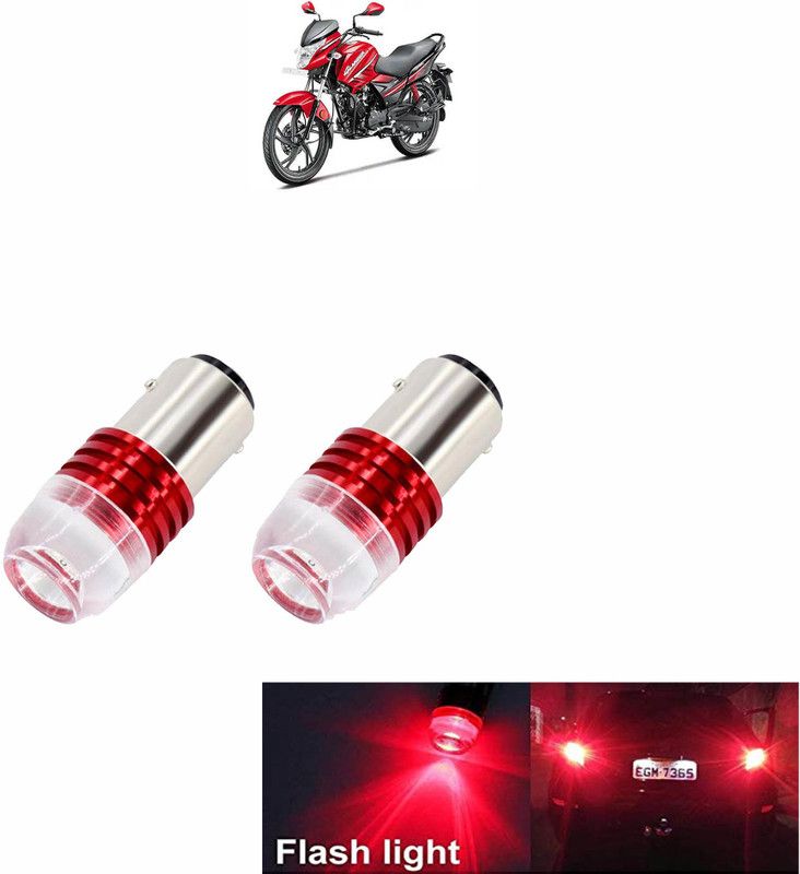 Vagary BACK-LIGHT-RED-118 Tail Light, Brake Light, Parking Light Motorbike LED for Hero (12 V, 15 W)  (Universal For Bike, Pack of 2)