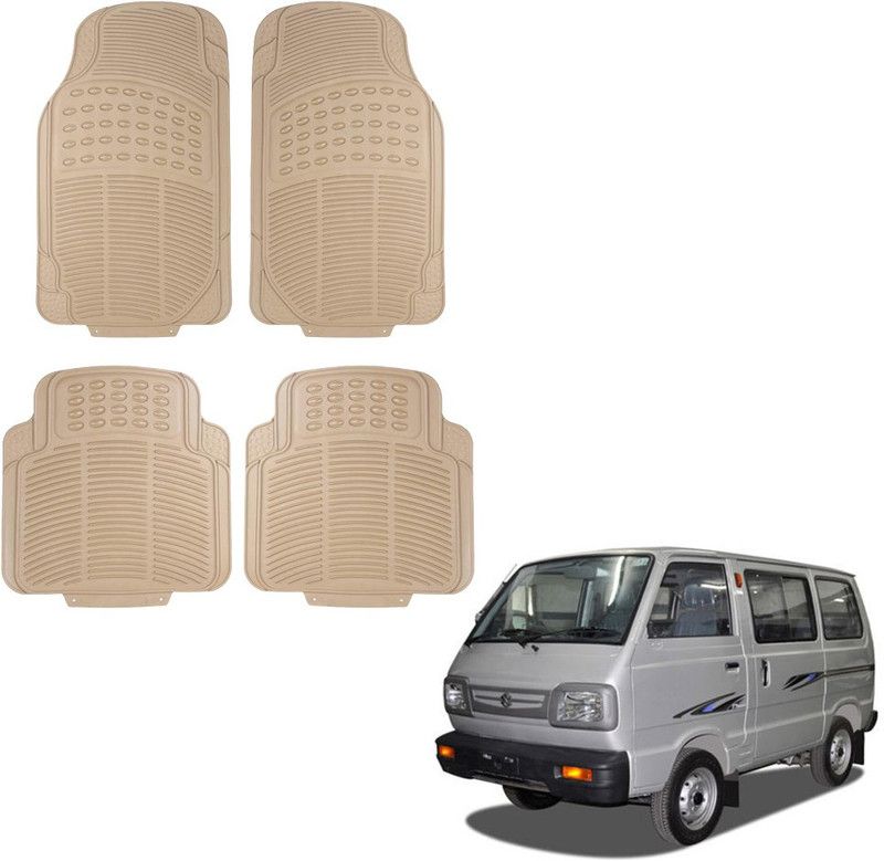 Oshotto Rubber Standard Mat For Maruti Suzuki Omni  (Beige)