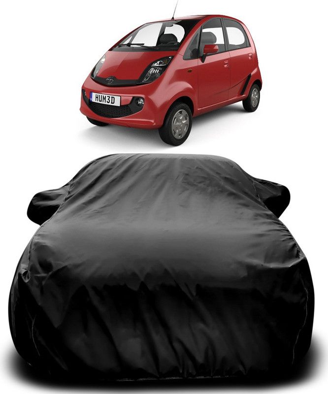 MoTRoX Car Cover For Tata Nano Genx (With Mirror Pockets)  (Black)
