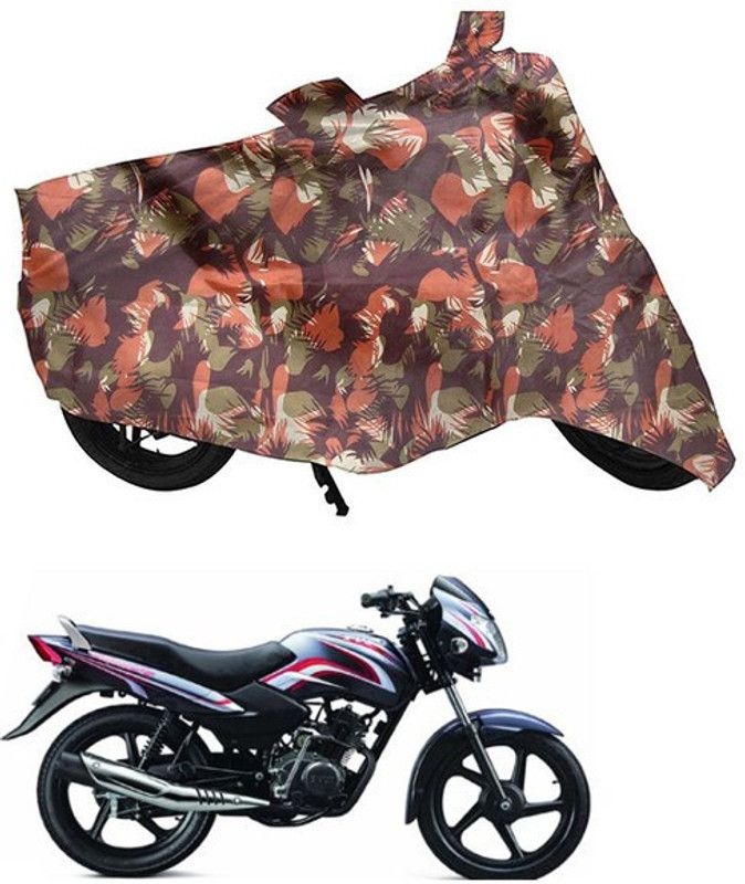 Feelitson Waterproof Two Wheeler Cover for TVS  (Sport, Multicolor)