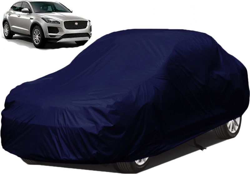 Kuchipudi Car Cover For Jaguar Universal For Car (Without Mirror Pockets)  (Blue)