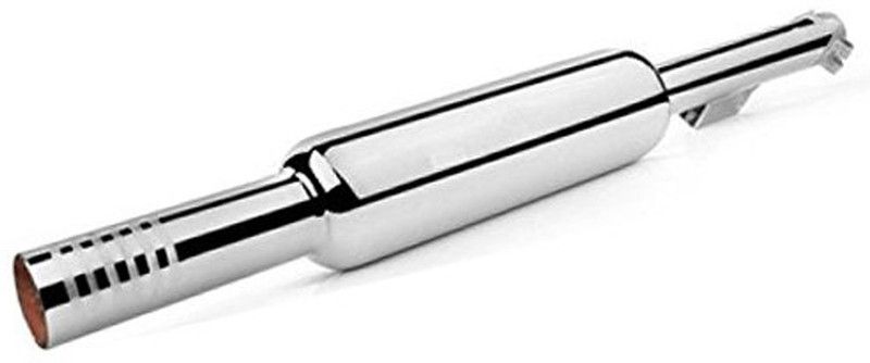 Dhe Best Short Bottle Chrome Punjab Dolki Empty/FreeFlow Exhaust Silencer Royal Enfield Twin spark Royal Enfield Twin spark Full Exhaust System  (Mild Steel)