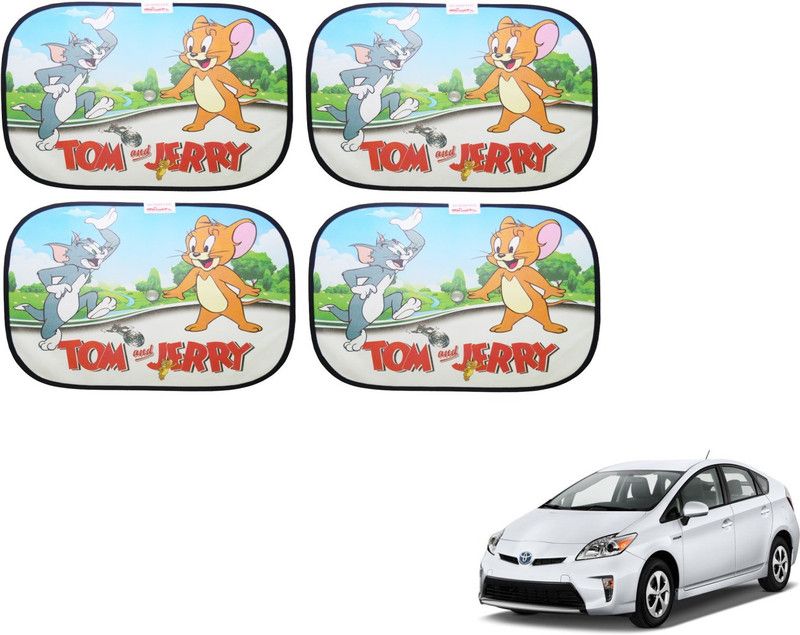 AUTYLE Side Window, Rear Window Sun Shade For Toyota Prius  (Multicolor)