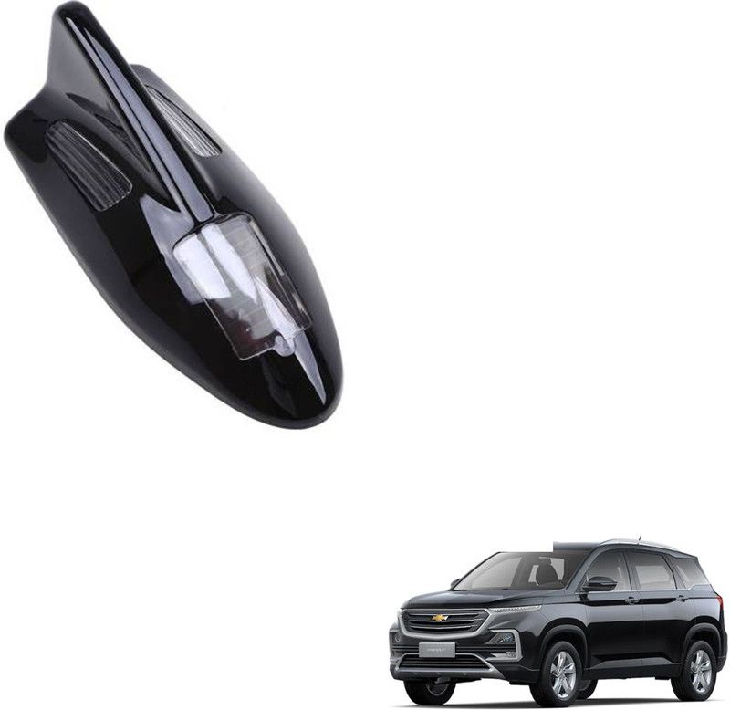 SEMAPHORE Solar Led Car Roof Spoiler Shark Fin Shape Antenna Decorative Light For Chevrolet Captiva Whip Vehicle Antenna
