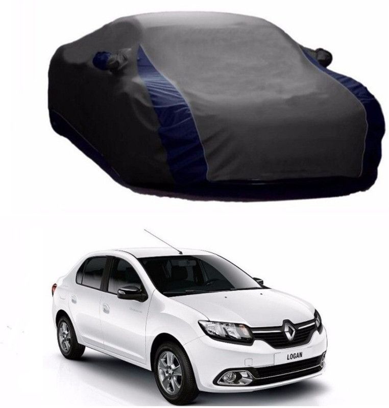 Cynak Car Cover For Renault Logan (With Mirror Pockets)  (Grey)