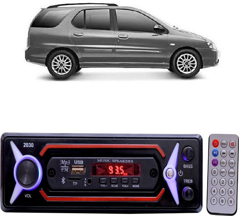 JBRIDERZ JB-2030 Red BLUETOOTH/USB/SD/AUX/FM/MP3 Car Stereo ( Single Din) B-527 Car Stereo  (Single Din)