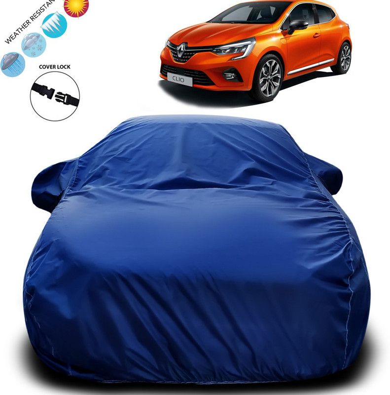 Purpleheart Car Cover For Renault Clio (With Mirror Pockets)  (Blue)