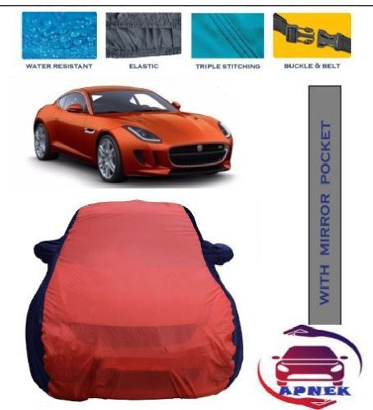 APNEK Car Cover For Jaguar F-Type (With Mirror Pockets)  (Red, Blue)