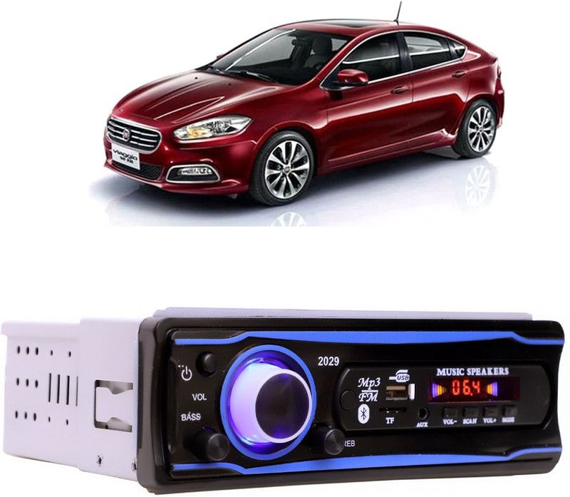 Bluedrum Blue Stereo-999 BLUETOOTH/USB/SD/AUX/FM/MP3 (BLUE & Black)-123 Car Stereo  (Single Din)