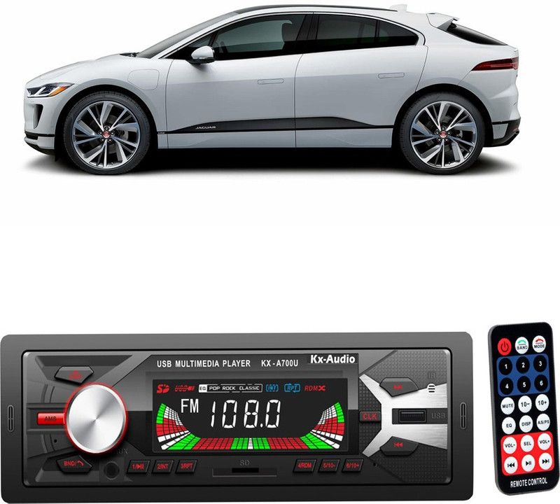 JBRIDERZ KX-A700U BLUETOOTH/USB/SD/AUX/FM/MP3 with Phone Caller Id Receiver JB-515 Car Stereo  (Single Din)
