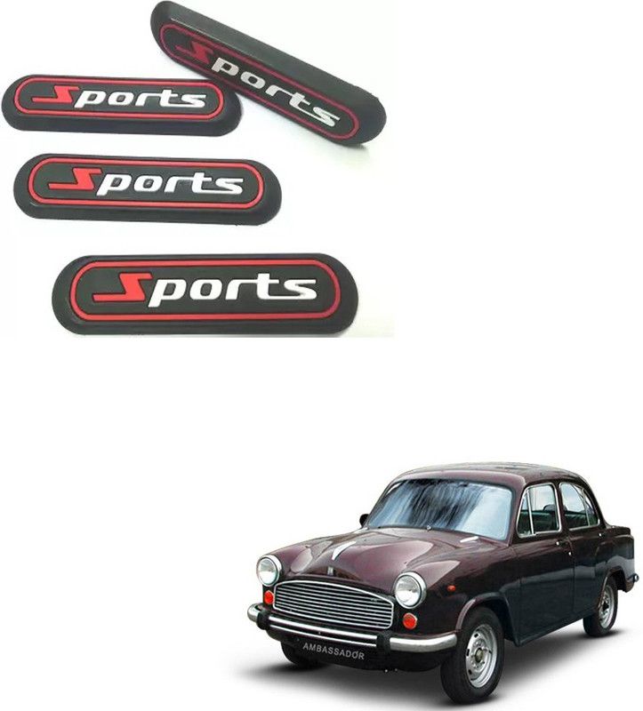 Etradezone Rubber Car Door Guard  (Red, Black, Pack of 4, HM, Universal For Car)