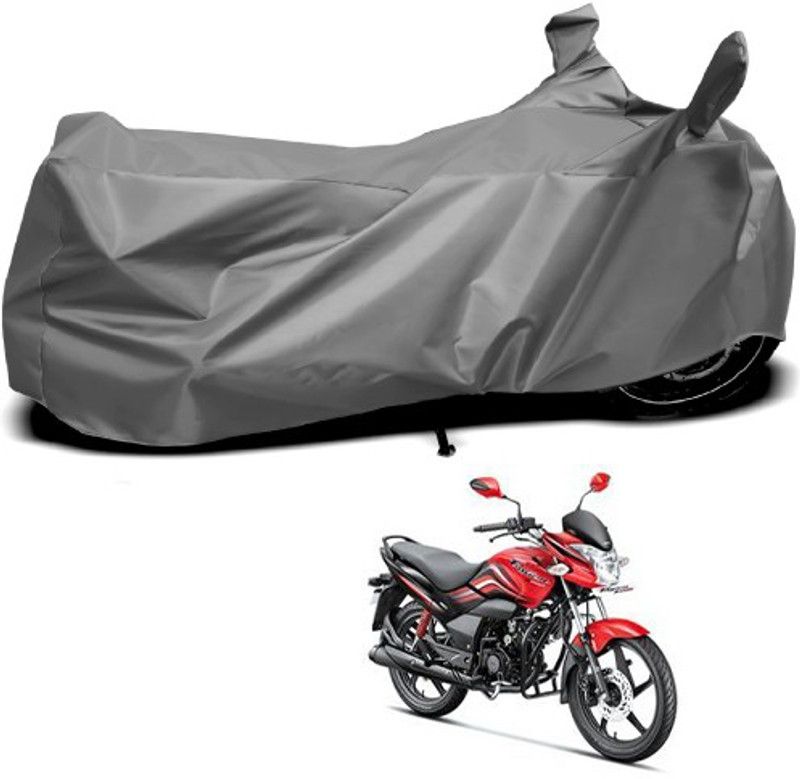 THE REAL ARV Waterproof Two Wheeler Cover for Hero  (Passion Xpro, Grey)