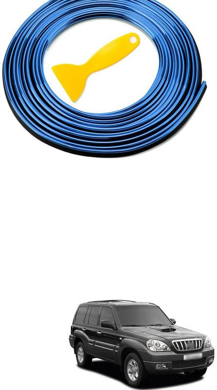 PRTEK Plastic Car Door Guard  (Blue, Pack of 1, Hyundai, Terracan)