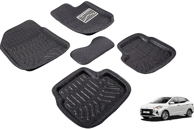 AUTYLE EVA 3D Mat For Hyundai Aura  (Black)