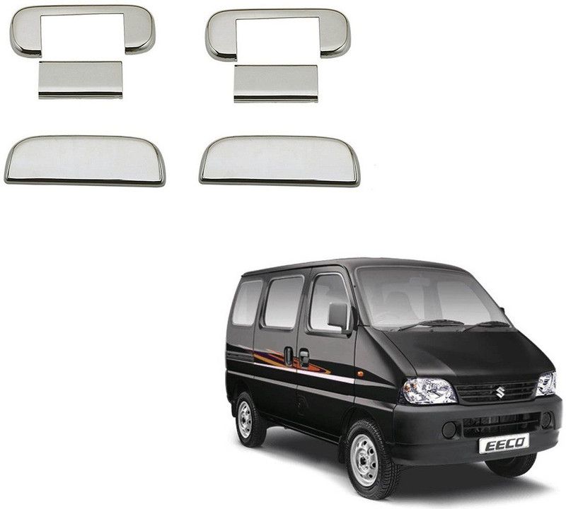 Utkarsh (Set Of 4Pcs) Stylish Car Door Catch Handle Cover Chrome Finishing Car Grab Handle Cover
