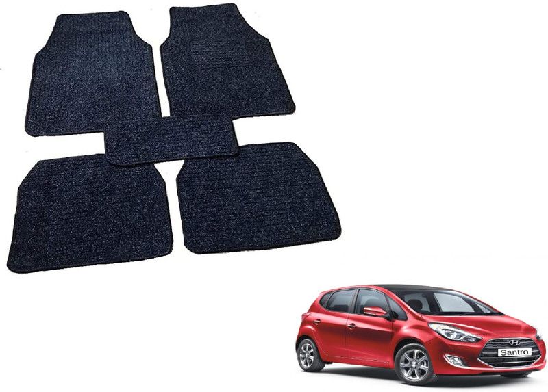 AUTYLE Fabric Standard Mat For Hyundai Santro  (Black)