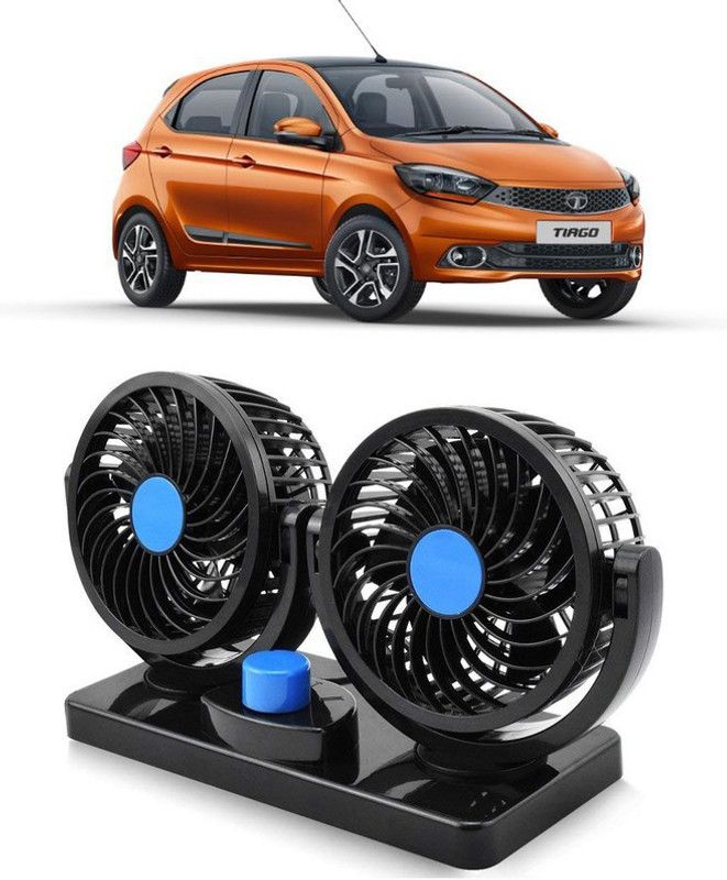 Amulite Car Fan 12V 360 Head 2 Speed Quiet Strong for All Vehicles-CF549 Car Interior Fan  (12 V)