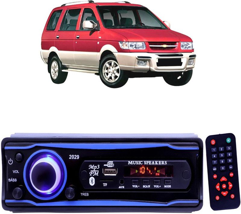 JBRIDERZ Blue 2029 USB/AUX/SD/BLUETOOTH/FM/MP3 BOOM MASTER STANDARD- B 93 Car Stereo  (Single Din)