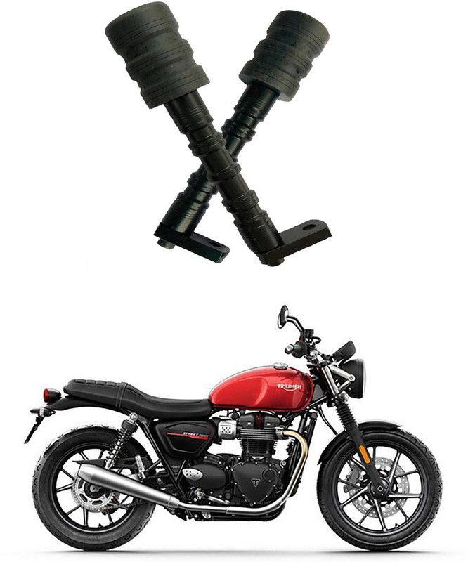Enfield Works Super Strong Universal Bike Crash Guard Black / Slider G -329  (Universal For Bike)