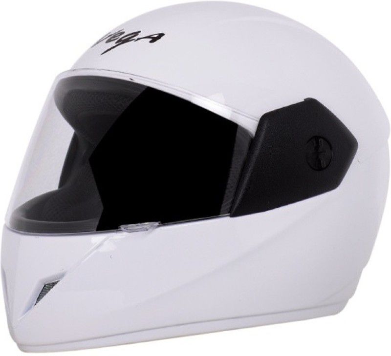 VEGA Cliff Dx Motorbike Helmet  (White)