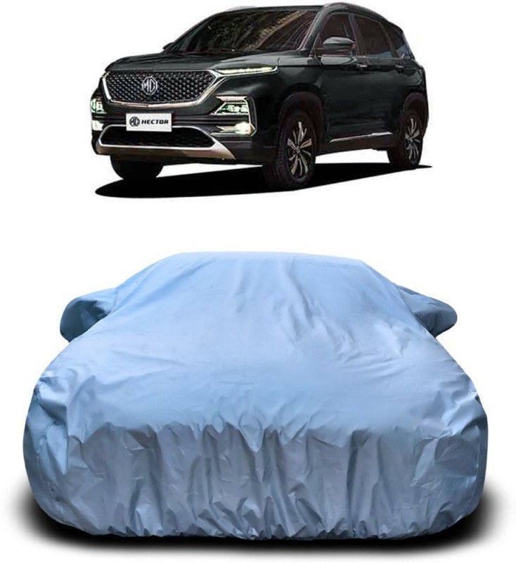 Genipap Car Cover For MG Hector (With Mirror Pockets)  (Silver)