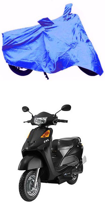 Ascension Two Wheeler Cover for Indus  (Yo EXL, Blue)