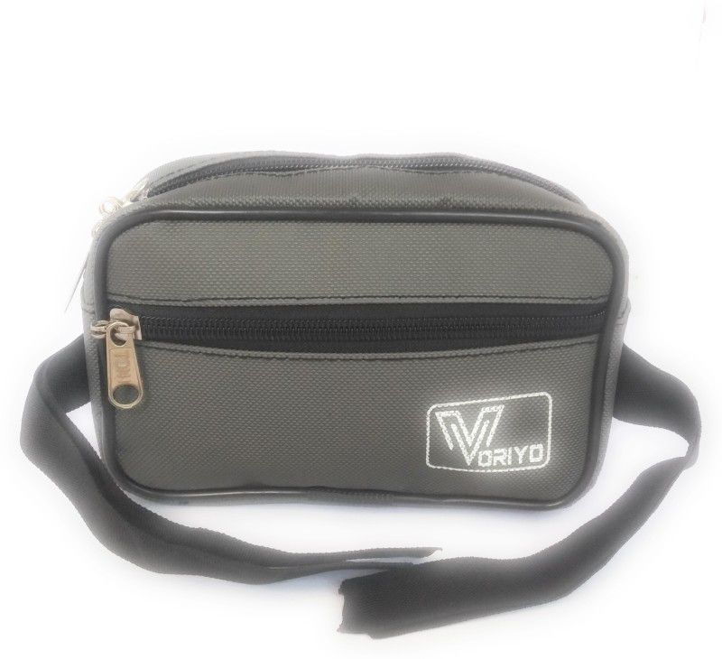 Voriyo VORIYO Bike Handle Bag Artificial Leather Material Saddle Bag Grey Genuine Leather Motorbike Saddlebag  (5 L)