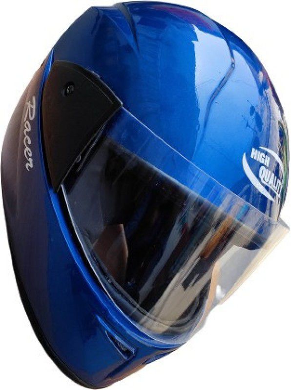 gulabi star full face (ISI APPROVED) RACING HELMET , SPORTS WEAR Motorsports Helmet  (Blue)