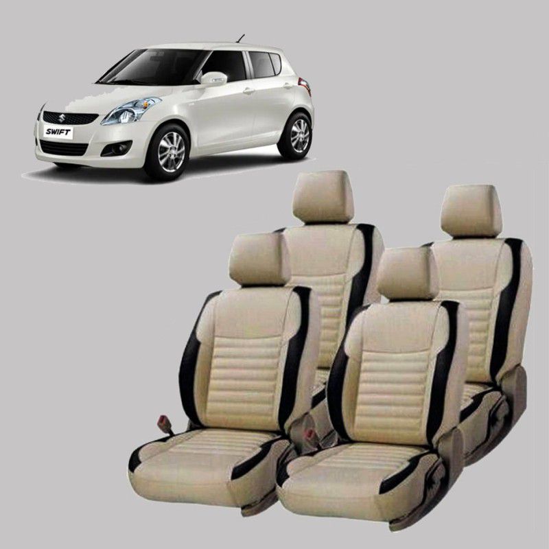 JMDi PU Leather Car Seat Cover For Maruti Swift  (Detachable Head Rest, Mono Back Seat, Without Back Seat Arm Rest, 4 Seater, 2 Back Seat Head Rests)