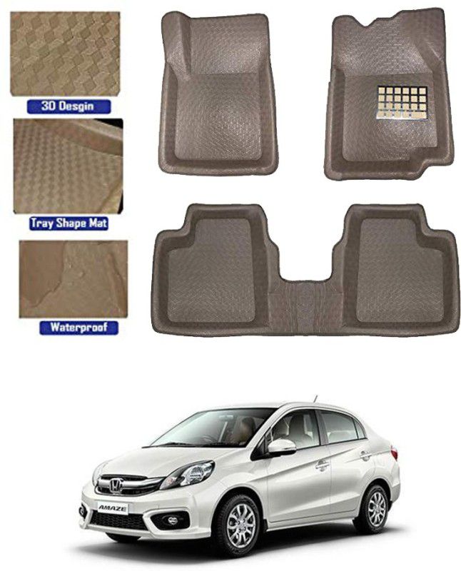 RKPSP PVC Tray Mat For Honda Amaze  (Beige)