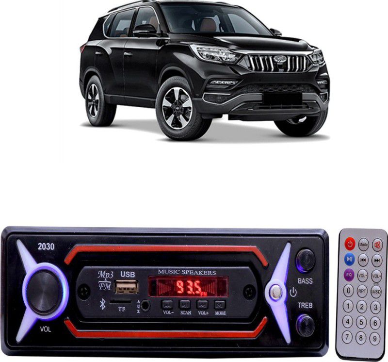 JBRIDERZ JB-2030 Red BLUETOOTH/USB/SD/AUX/FM/MP3 Car Stereo ( Single Din) B-256 Car Stereo  (Single Din)