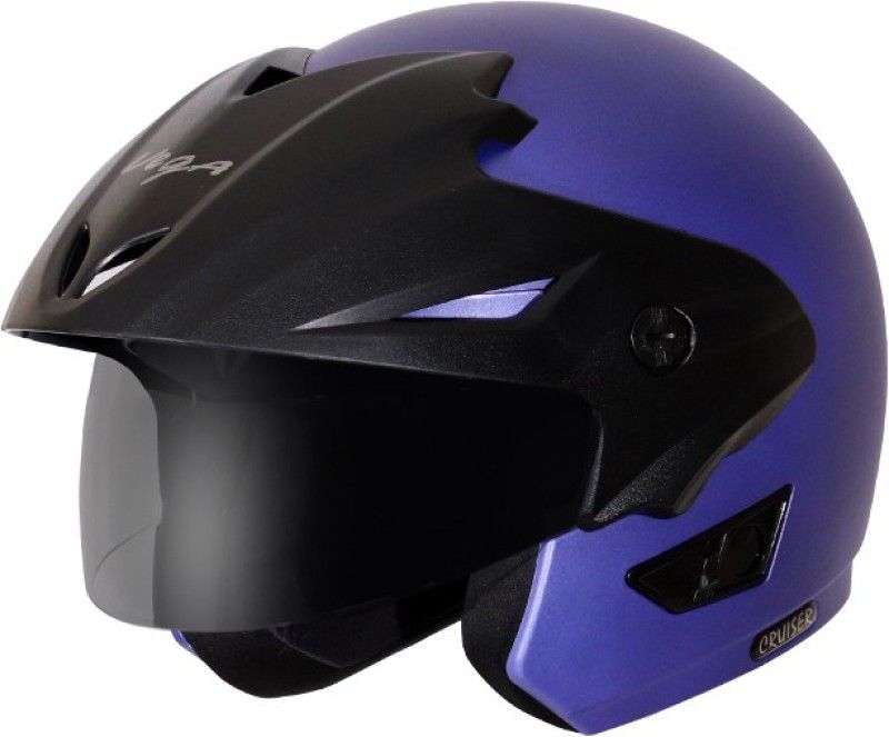 VEGA Cruiser W/P Motorbike Helmet  (Dull Blue)