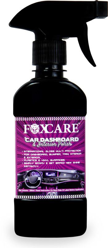 FOXCARE Liquid Car Polish for Dashboard  (200 ml, Pack of 1)
