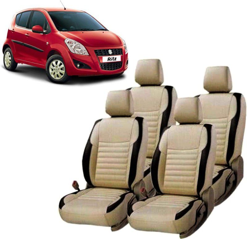 Luxury Premium Leatherette Car Seat Cover For Maruti Ritz  (Fixed Head Rest, Mono Back Seat, Without Back Seat Arm Rest, 5 Seater, 2 Back Seat Head Rests)