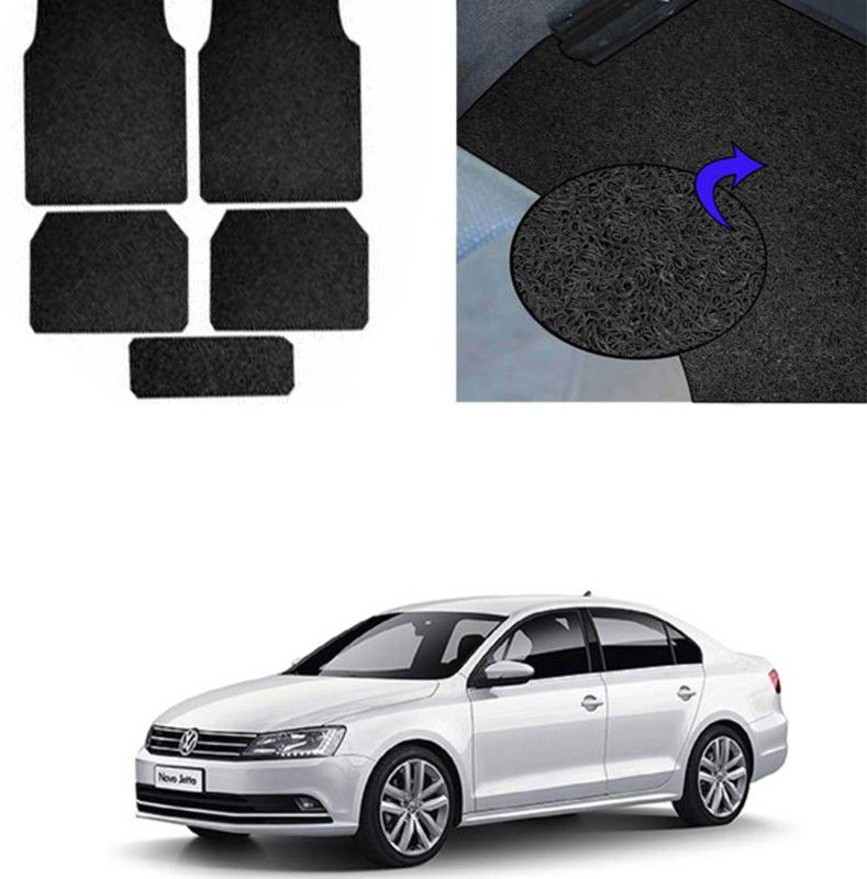Famista PVC Standard Mat For Volkswagen Jetta  (Black)