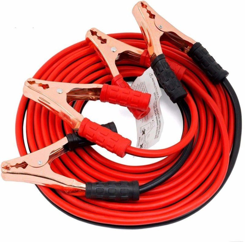 kenvi us Auto Battery Booster 2.21 Meter || Jumper Cable Battery Storage || Wire Clamp with Alligator Wire || Clamp to Start Dead Battery || Emergency Line Truck Off Road || (500 Amp) || S-69 10 ft Battery Jumper Cable  (Pack of 1)
