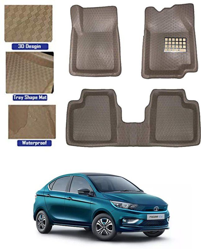 RKPSP PVC Tray Mat For Tata Tigor EV  (Beige)