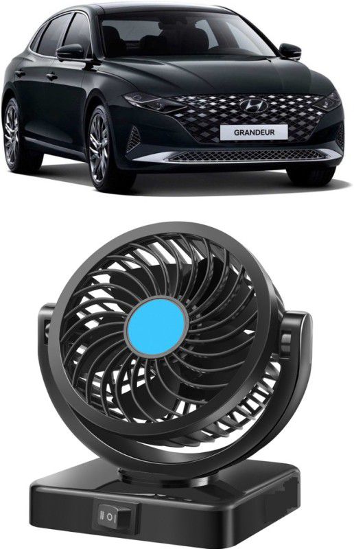Amulite Cooling Car Fan 360 Degree Rotatable For vehicle-El_ 183 Car Interior Fan  (12 V)