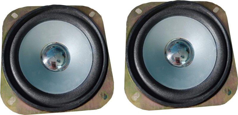 world voice 4 INCH SUBWOOFER PACK OF 2 4inch woofer audio speaker Subwoofer  (Passive , RMS Power: 50 W)