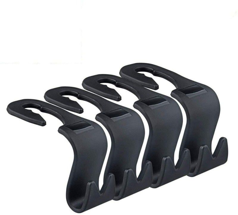BIYALI Car Backseat Headrest Hook/Hanger Universal Durable Organizer (Pack Of 4) Car Storage Bag & Bin  (0.5 L)