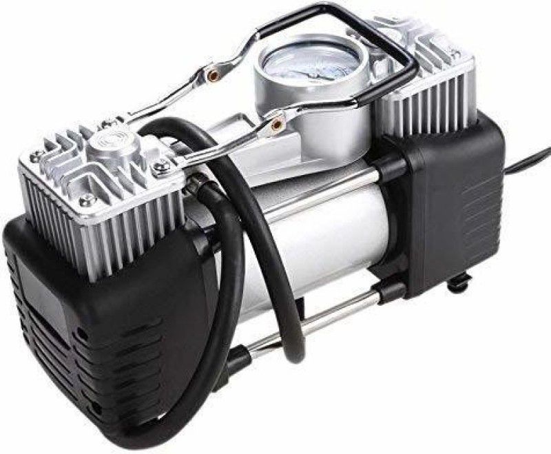Breewell Car Compresser Tyre Inflator – 150 Psi - Silver & Black Brake Vacuum Pump