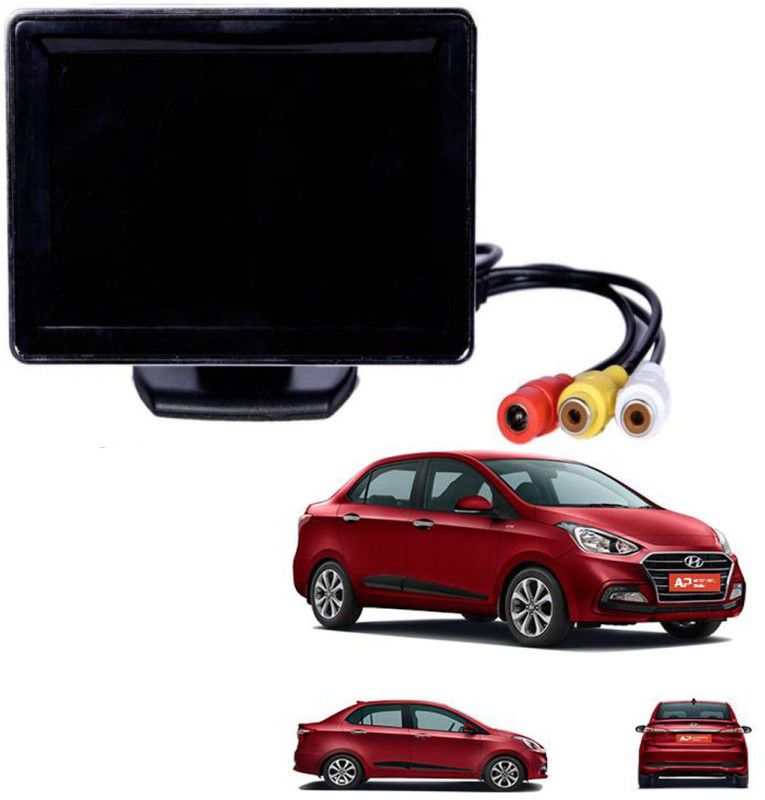 RWT 4.3 Inch Car Dashboard Screen for Hyundai Xcent Black LED  (10.9 cm)
