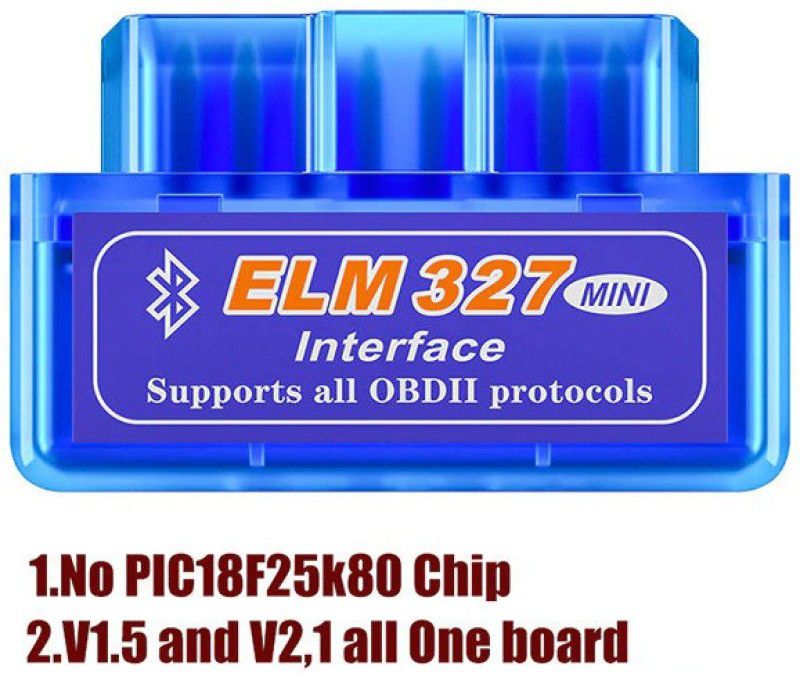 Xsentuals Advanced Two chip ELM327 Bluetooth V2.1 V1.5 Interface OBD2/OBD II Auto Car Diagnostic Scanner OBD Reader OBD Interface